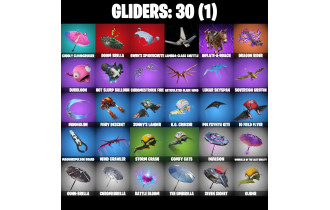 UNIQUE - Spider Gwen, Darth Vader [18 Skins, 750 Vbucks, 29 Axes, 23 Emotes, 30 Gliders and MORE!]