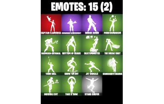 UNIQUE - Santa Dogg, Slayer Juice WRLD [19 Skins, 700 Vbucks, 31 Axes, 15 Emotes, 20 Gliders and MORE!]