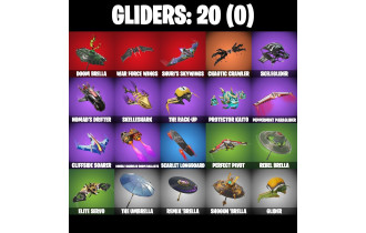 UNIQUE - Santa Dogg, Slayer Juice WRLD [19 Skins, 700 Vbucks, 31 Axes, 15 Emotes, 20 Gliders and MORE!]