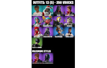 UNIQUE - Get Griddy, Captain Llamerica [13 Skins, 250 Vbucks, 31 Axes, 15 Emotes, 20 Gliders and MORE!]