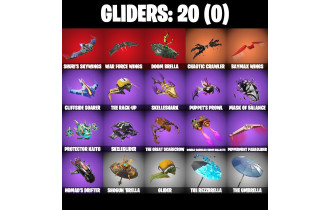 UNIQUE -  Birdy,  [18 Skins, 1200 Vbucks, 31 Axes, 18 Emotes, 20 Gliders and MORE!]