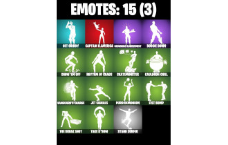 UNIQUE - Get Griddy, Captain Llamerica [13 Skins, 250 Vbucks, 31 Axes, 15 Emotes, 20 Gliders and MORE!]