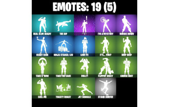 UNIQUE - Polar Peely, Krisabelle [12 Skins,  31 Axes, 19 Emotes, 21 Gliders and MORE!]