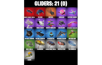 UNIQUE - Polar Peely, Krisabelle [12 Skins,  31 Axes, 19 Emotes, 21 Gliders and MORE!]