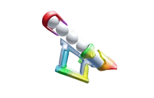 Chroma Snowcannon Gun [Murder Mystery Item]