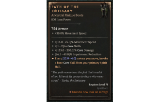 Path of the Emissary [ ⭐️ Affix: MAX ROLL] Divine SC