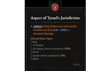 Aspect of Tyrael's Jurisdiction [Max Roll]
