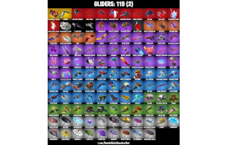 UNIQUE - Travis Scott , Eon [173 Skins, 150 Axes, 152 Emotes, 119 Gliders and MORE!]