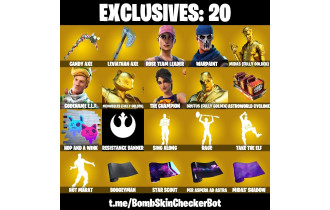 UNIQUE - OG STW, Leviathan Axe  [211 Skins, 203 Axes, 138 Emotes, 142 Gliders and MORE!]