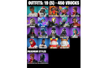 UNIQUE - Nyanja, 1-Ball [19 Skins, 450 Vbucks, 41 Axes, 23 Emotes, 36 Gliders and MORE!]