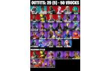UNIQUE - Aerial Assault Bomber, Undercover Skye [29 Skins, 50 Vbucks, 38 Axes, 30 Emotes, 27 Gliders and MORE!]