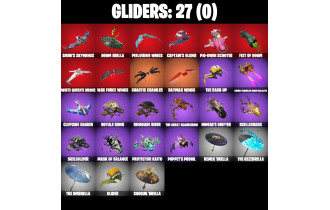UNIQUE - Aerial Assault Bomber, Undercover Skye [29 Skins, 50 Vbucks, 38 Axes, 30 Emotes, 27 Gliders and MORE!]