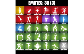 UNIQUE - Peel Out, Fireworks Salvo [26 Skins, 850 Vbucks, 48 Axes, 30 Emotes, 33 Gliders and MORE!]