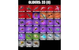 UNIQUE - Peel Out, Fireworks Salvo [26 Skins, 850 Vbucks, 48 Axes, 30 Emotes, 33 Gliders and MORE!]