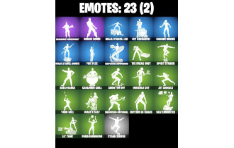 UNIQUE - Undercover Skye, Kendo [17 Skins, 200 Vbucks, 37 Axes, 23 Emotes, 24 Gliders and MORE!]