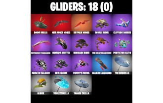 UNIQUE - Santa Dogg, Skull Commander [15 Skins, 400 Vbucks, 21 Axes, 12 Emotes, 18 Gliders and MORE!]