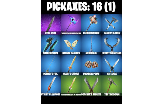 UNIQUE - Solid Snake, Aphrodite [13 Skins, 16 Axes, 11 Emotes,16 Gliders and MORE!]