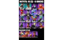 UNIQUE - Meowdas, Shadow Blade Hope [16 Skins, 22 Axes, 16 Emotes, 15 Gliders and MORE!]