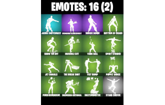 UNIQUE - Meowdas, Shadow Blade Hope [16 Skins, 22 Axes, 16 Emotes, 15 Gliders and MORE!]