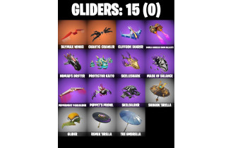 UNIQUE - Meowdas, Shadow Blade Hope [16 Skins, 22 Axes, 16 Emotes, 15 Gliders and MORE!]