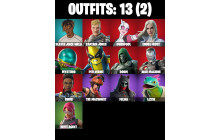 UNIQUE - (Snikt!), Hellfire Dance [13 Skins, 19 Axes, 14 Emotes, 16 Gliders and MORE!]