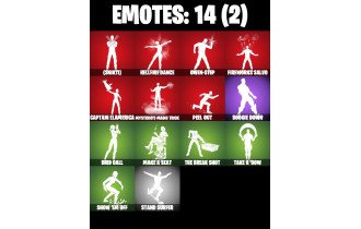 UNIQUE - (Snikt!), Hellfire Dance [13 Skins, 19 Axes, 14 Emotes, 16 Gliders and MORE!]