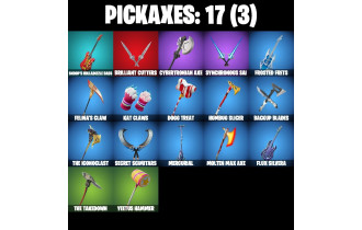 UNIQUE - Jackie,  Felina [11 Skins, 17 Axes, 20 Emotes, 15 Gliders and MORE!]