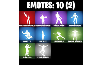 UNIQUE - Jackie,  Felina [11 Skins, 17 Axes, 20 Emotes, 15 Gliders and MORE!]