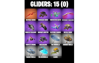 UNIQUE - Santa Dogg, Daigo [14 Skins, 300 Vbucks, 16 Axes, 10 Emotes, 15 Gliders and MORE!]