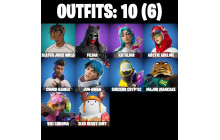 UNIQUE -  Slayer Juice Wrld, Arctic Adeline [10 Skins, 23 Axes, 14 Emotes, 22 Gliders and MORE!]