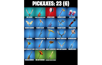 UNIQUE -  Slayer Juice Wrld, Arctic Adeline [10 Skins, 23 Axes, 14 Emotes, 22 Gliders and MORE!]