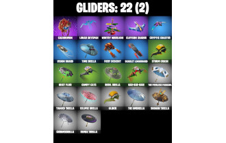 UNIQUE -  Slayer Juice Wrld, Arctic Adeline [10 Skins, 23 Axes, 14 Emotes, 22 Gliders and MORE!]