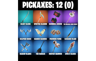UNIQUE - Harley Quinn, Snowflake  [12 Skins, 400 Vbucks, 12 Axes, 12 Emotes, 17 Gliders and MORE!]