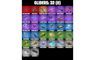 UNIQUE - Poseidon, Zeus [16 Skins, 650 Vbucks, 41 Axes, 18 Emotes, 32 Gliders and MORE!]