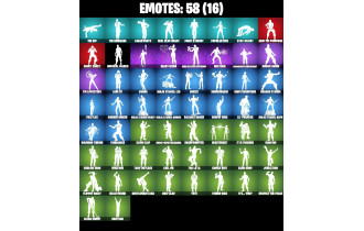 UNIQUE - Blizzabelle, Polar Peely [45 Skins, 400 Vbucks, 49 Axes, 58 Emotes, 56 Gliders and MORE!]