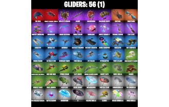 UNIQUE - Blizzabelle, Polar Peely [45 Skins, 400 Vbucks, 49 Axes, 58 Emotes, 56 Gliders and MORE!]