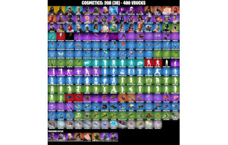 UNIQUE - Blizzabelle, Polar Peely [45 Skins, 400 Vbucks, 49 Axes, 58 Emotes, 56 Gliders and MORE!]