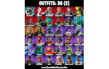 UNIQUE - Renegade Raider [36 Skins, 37 Axes, 38 Emotes, 38 Gliders and MORE!]