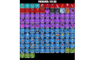 UNIQUE - Lara Croft , Aquaman [119 Skins, 2050 Vbucks, 113 Axes, 148 Emotes, 98 Gliders and MORE!]
