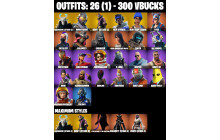 UNIQUE - Rogue Agent, Take The L  [26 Skins, 300 Vbucks, 13 Axes, 20 Emotes, 20 Gliders and MORE!]