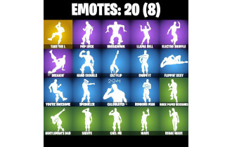 UNIQUE - Rogue Agent, Take The L  [26 Skins, 300 Vbucks, 13 Axes, 20 Emotes, 20 Gliders and MORE!]