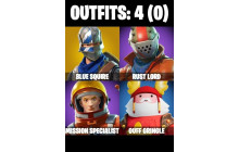 UNIQUE - Blue Squire, Take The L [4 Skins, 3 Axes, 6 Emotes, 7 Gliders and MORE!]
