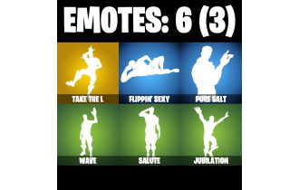 UNIQUE - Blue Squire, Take The L [4 Skins, 3 Axes, 6 Emotes, 7 Gliders and MORE!]