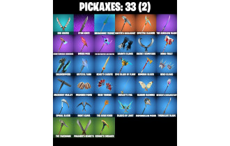UNIQUE - Renegade  Raider , Bugha [36 Skins, 100 Vbucks, 33 Axes, 38 Emotes, 35 Gliders and MORE!]