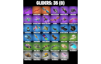 UNIQUE - Renegade  Raider , Bugha [36 Skins, 100 Vbucks, 33 Axes, 38 Emotes, 35 Gliders and MORE!]