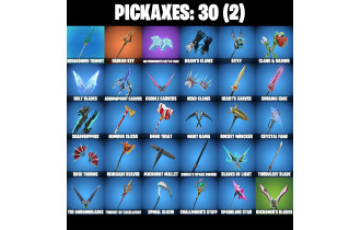 UNIQUE - Renegade Raider, Green Roots Billie [31 Skins, 50 Vbucks, 30 Axes, 29 Emotes, 31 Gliders and MORE!]