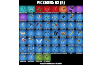 UNIQUE - Renegade Raider [27 Skins, 52 Axes, 44 Emotes, 48 Gliders and MORE!]