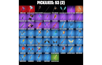UNIQUE - Darth Vader , Rebirth Harley Quinn  [46 Skins, 300 Vbucks, 53 Axes, 29 Emotes, 55 Gliders and MORE!]