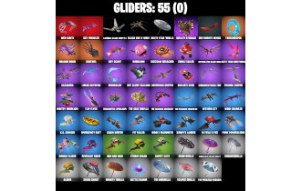 UNIQUE - Darth Vader , Rebirth Harley Quinn  [46 Skins, 300 Vbucks, 53 Axes, 29 Emotes, 55 Gliders and MORE!]