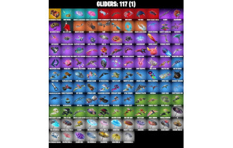 UNIQUE - Rage, Spider Gwen [103 Skins, 1950 Vbucks, 109 Axes, 121 Emotes, 117 Gliders and MORE!]